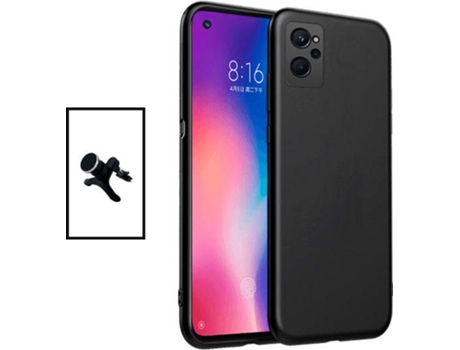 Kit Carcasa + Soporte Realme 9i GIFT4ME Negro