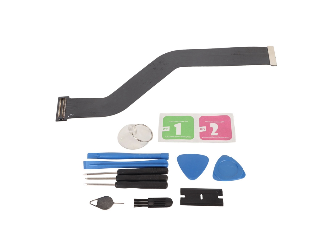 Cabo Flexível Do Conector Lcd Para Pro 7 Com Kit De Ferramentas Reparo Tela Metal Premium