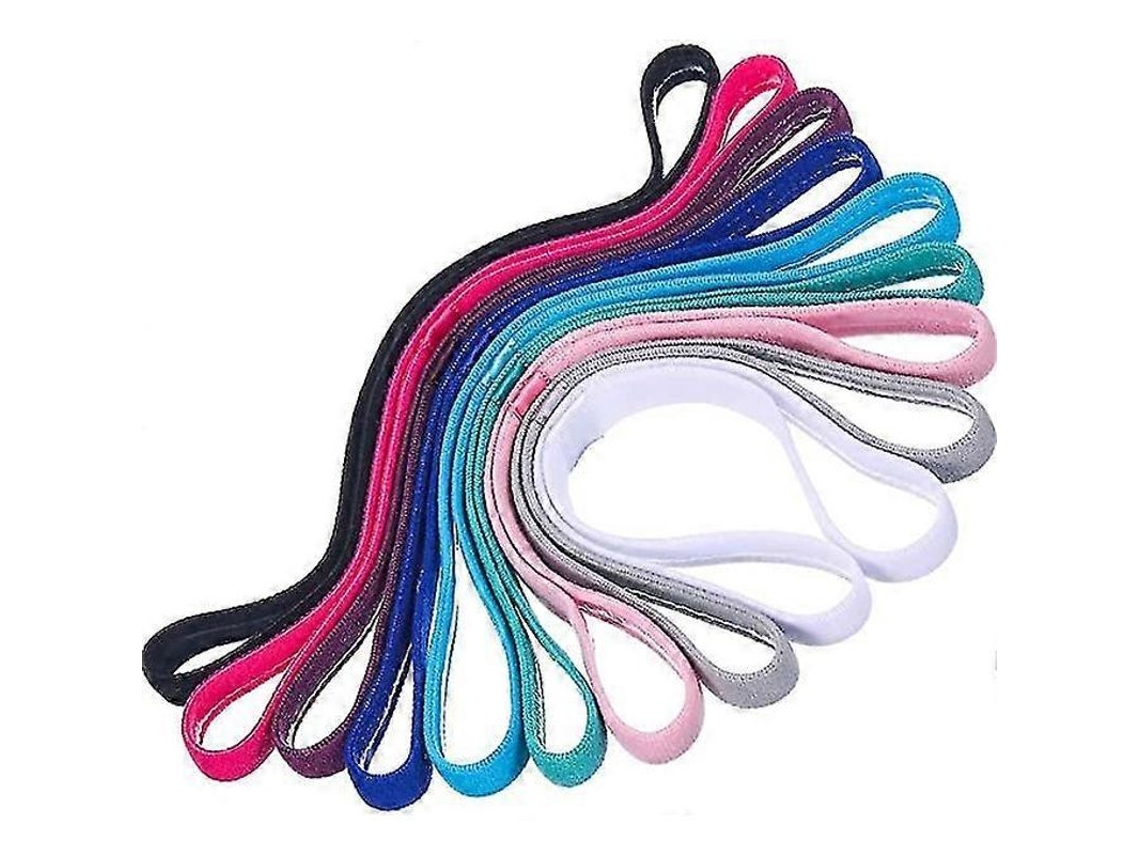 2026-9 Cintas Deportivas Elásticas Antideslizantes De Espesor, Grip De Silicona Para Yoga, Ejercicio Y Sudor