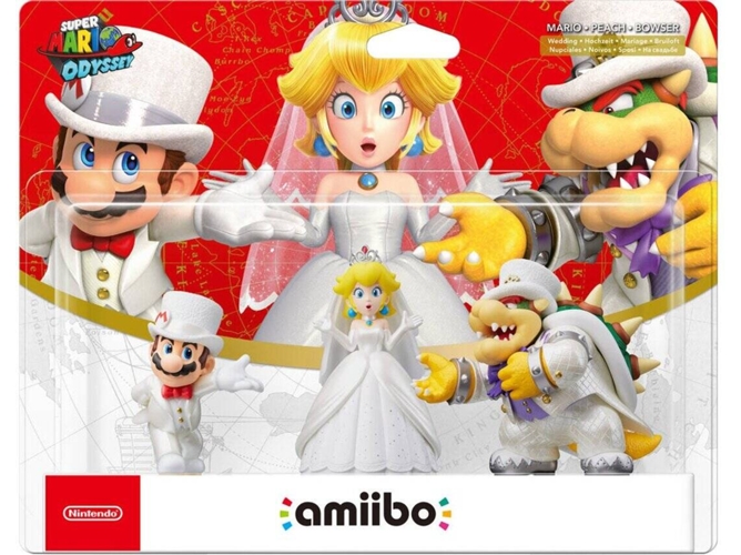 FIG.AMIIBO MARIO,PEACH,BOWSER(PACK DE 3)