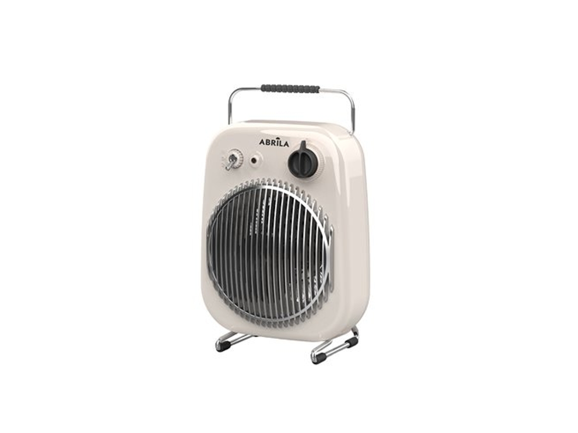 Termoventilador Eléctrico Martinica Blanco/negro 2000w 2 Potencias 2 Funciones Antivuelco Termostato (35,4x21,8x15,5cm)