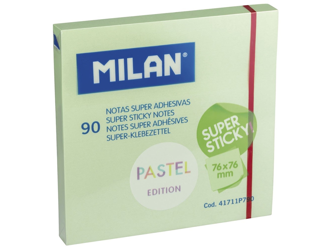 Almofada 90 76 X 76 Mm Adesivo Notas 76 X 76 Mm Transparentemilan