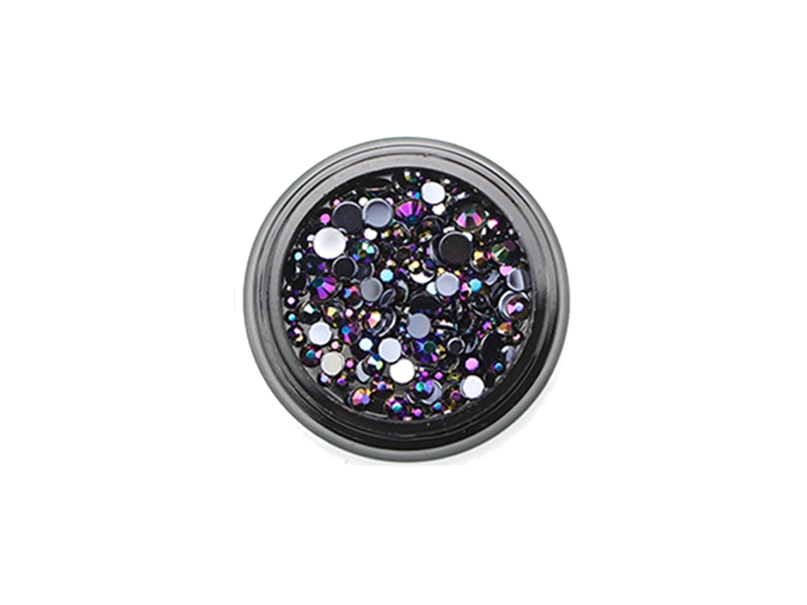 Decoración De Uñas Con Diamantes De Imitación, Purpurina Acrílica Ab, Lentejuelas 3d, Herramienta De Manicura N.° 25