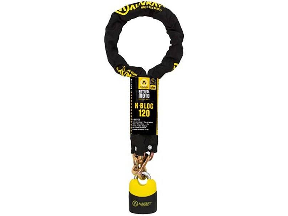 AUVRAY Candado para Bicicleta K-bloc Cadena 10 mm (Llaves)