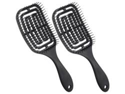 2 Cepillos Para El Cabello Que No Tiran Del Pelo, Ideales Para Rizos Y Cabello Largo, Para Cabello Húmedo Y Seco, Cepillo Desenredante Con Función De Masaje.