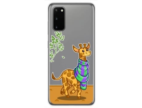 Carcasa Samsung Galaxy A41 TUMUNDOSMARTPHONE Dibujos Transparente Multicolor