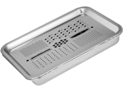 Rallador de acero inoxidable, escurridor doméstico, bandeja para guardar ralladores, Vayotoy