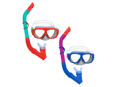 Gafas de Buceo con Tubo Infantiles BESTWAY Azul Naranja