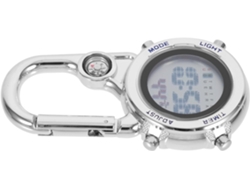 Reloj Digital Mosquetón Multifuncional Exteriores Ideal Excursiones Actividades Libre Clip Luz Al Aire