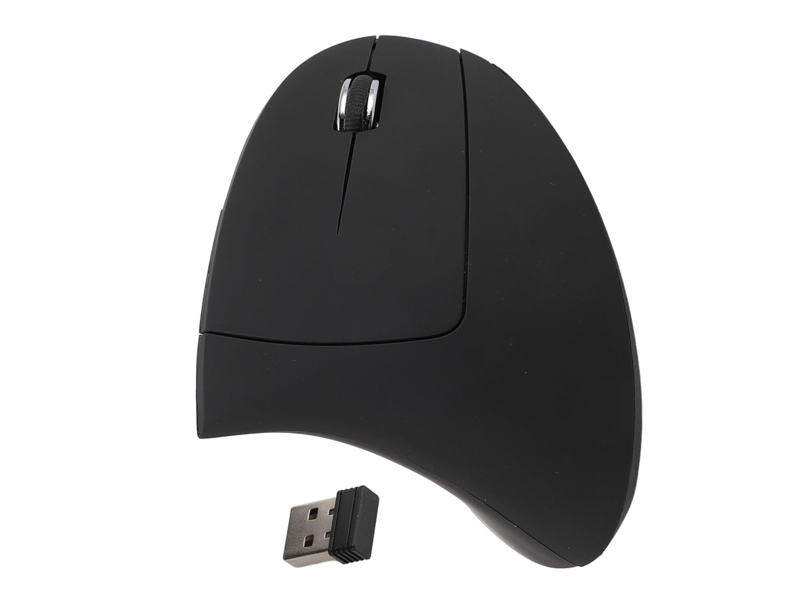 Ratón Vertical Inalámbrico Con Receptor De 2,4 G Para Diestros, Diseño Óptico Ergonómico Para Juegos Y Uso De Oficina.