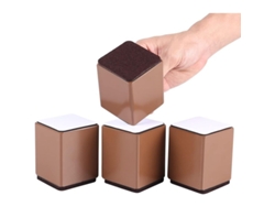 2026-elevadores De Mueble De Acero 100mm, Resistentes Para Cama Y Mesa, 4 Piezas