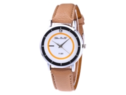 Reloj De Pulsera De Cuarzo Para Mujer Zhoulianfa, Color Beige, Modelo F381-a
