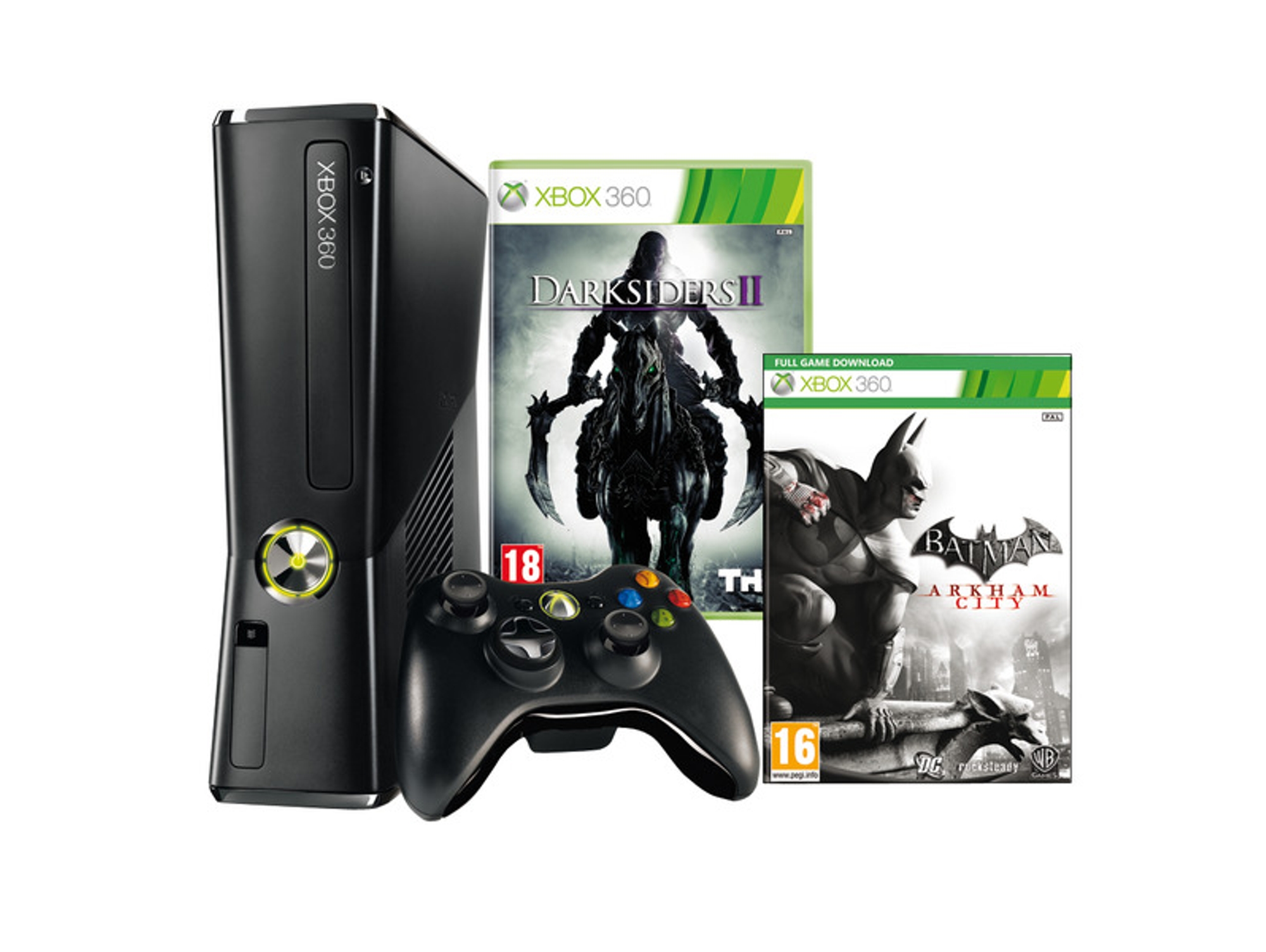 Consola Xbox 360 + Batman Arkham City + Darksiders 2 (250 GB)