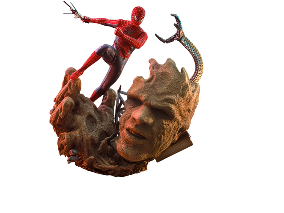 Figura Hot Toys MMS662B - Marvel Comics - Spider Man No Way Home - Friendly Neighborhood Spider Man Deluxe Version