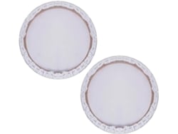 Juego De 2 Lienzos Redondos Blancos Para Pintura Al Óleo Con Marco.