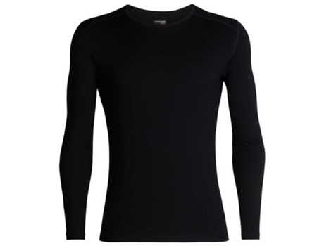 Ropa interior para Hombre ICEBREAKER 260 Tech Negro para Montaña (XXL)