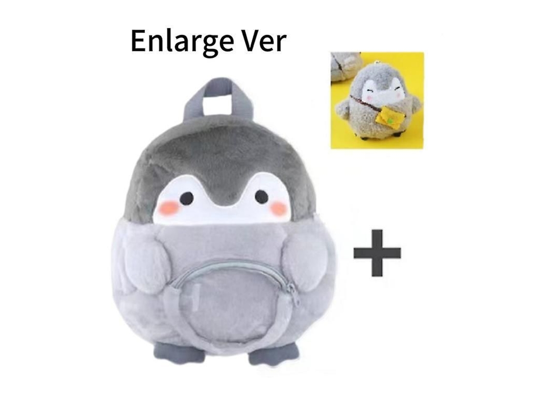 Mochila de peluche de pingüino Kawaii JK Lolita para mujer, estilo casual con diseño animal, suave y a la moda, 30 cm