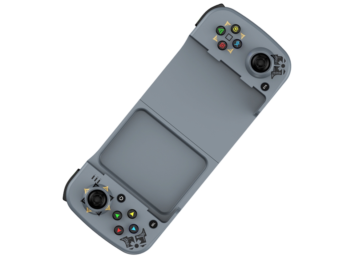 Mando Inalámbrico expandible ECELEN adecuado para juegos de teléfonos Android iOS joystick expandible (gris)