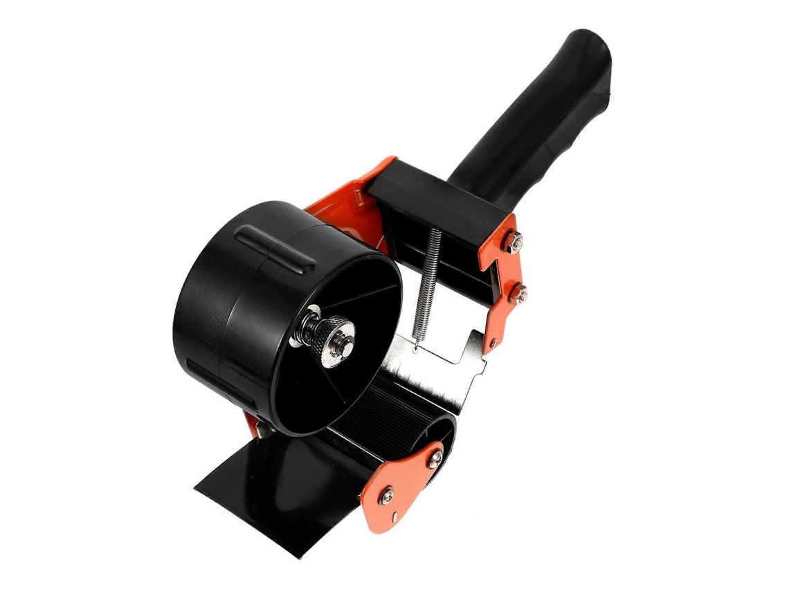 Dispensador de cinta adhesiva reforzada con cortador de cinta de 60 mm y mango ergonómico para embalaje. GOKOCO