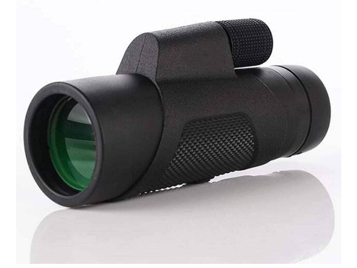 Binoculares 10x42 ligeros FMC de banda ancha, ocular de película verde, adaptador de trípode para teléfono inteligente, ajuste hermético a nitrógeno, color negro Yizhood