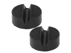 2 Adaptadores De Boquilla De Elevación De Goma Circular Con Protector De Ranura, Universales Para Automóviles.