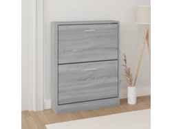 Zapatero Organizador 59X17X81 Cm Derivados de Madera Sonoma Gris