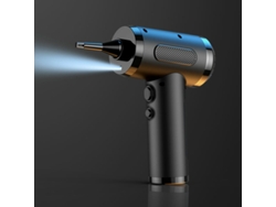 Versión mejorada: miniaspiradora de mano inalámbrica 2 en 1, 110 W, 50 000 RPM, 6000 Pa, para carcasas y teclados de ordenador.