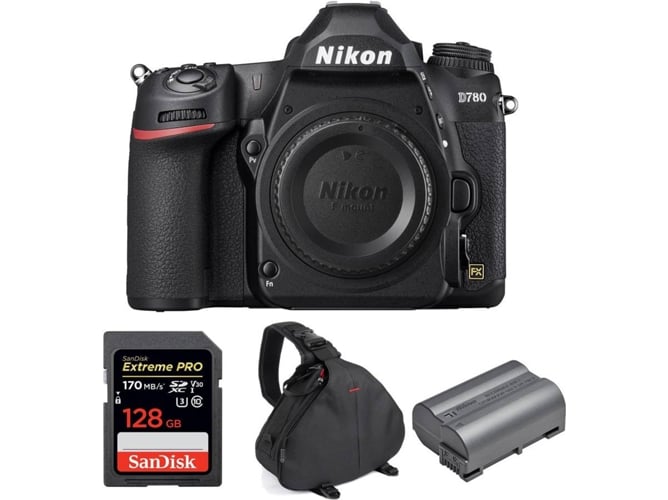 Kit Cámara Mirrorless NIKON Nikon D780 + SanDisk 128GB + Nikon EN-EL15b + Bolsa