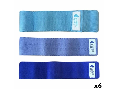 Bandas elásticas de resistencia LONGFIT SPORT (3 Unidades) (6 Unidades)