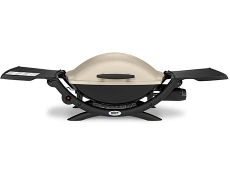 Barbacoa a Gas WEBER Q2000 Titanium (Negro - Aluminio - 66x130x59 cm)