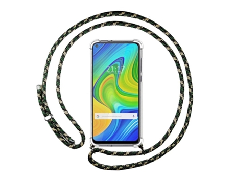 Carcasa Xiaomi Redmi Note 9 TUMUNDOSMARTPHONE Colgante Verde