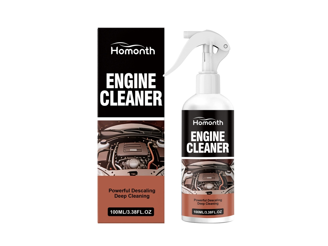 Limpiador de motores Homonth, elimina las manchas de aceite de los coches.