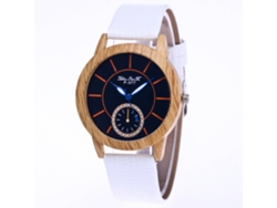 Reloj De Pulsera Analógico De Cuarzo Para Mujer Con Correa Clásica Informal De Pu Negra.
