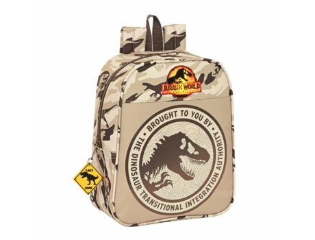 Mochila Escolar Jurassic World Dominion Brown 22 x 27 x 10 cm