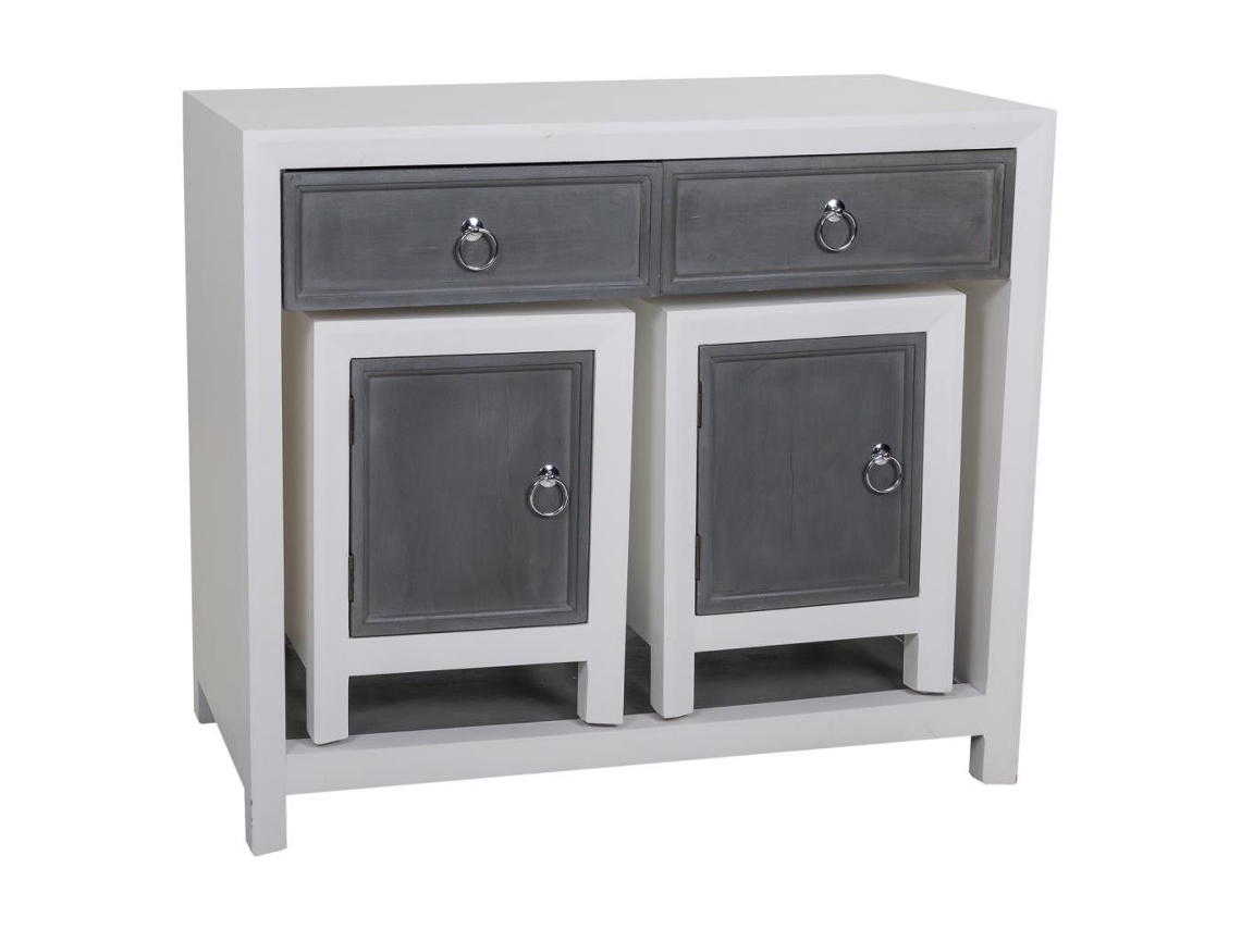 Consola WANDERLUST DECO (Madera - Blanco - 90 x 40 x 76 cm)