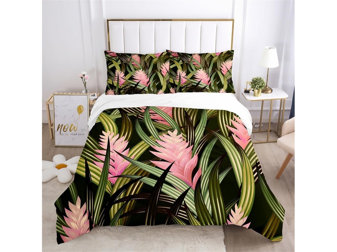 Juego Ropa Cama Diseño Funda Nórdica Almohada Material Microfibra Color Juego Niños 140x200 Cm