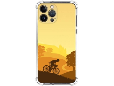 Carcasa iPhone 13 Pro Max (6.7) TUMUNDOSMARTPHONE Ciclista Dibujos Multicolor