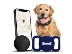 Localizador De Mascotas Czhhmart, Compatible Con La Función Buscar Mi (solo Ios) Azul