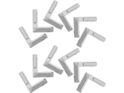 Juego De 20 Escuadras Angulares Para Muebles Y Estantes De Madera.