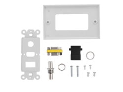 Conector Hembra Hdmi + Vga 3 En 1 Para Audio Y Video Dc De 3,5 Mm. Toma De Corriente Para Cargador De Panel