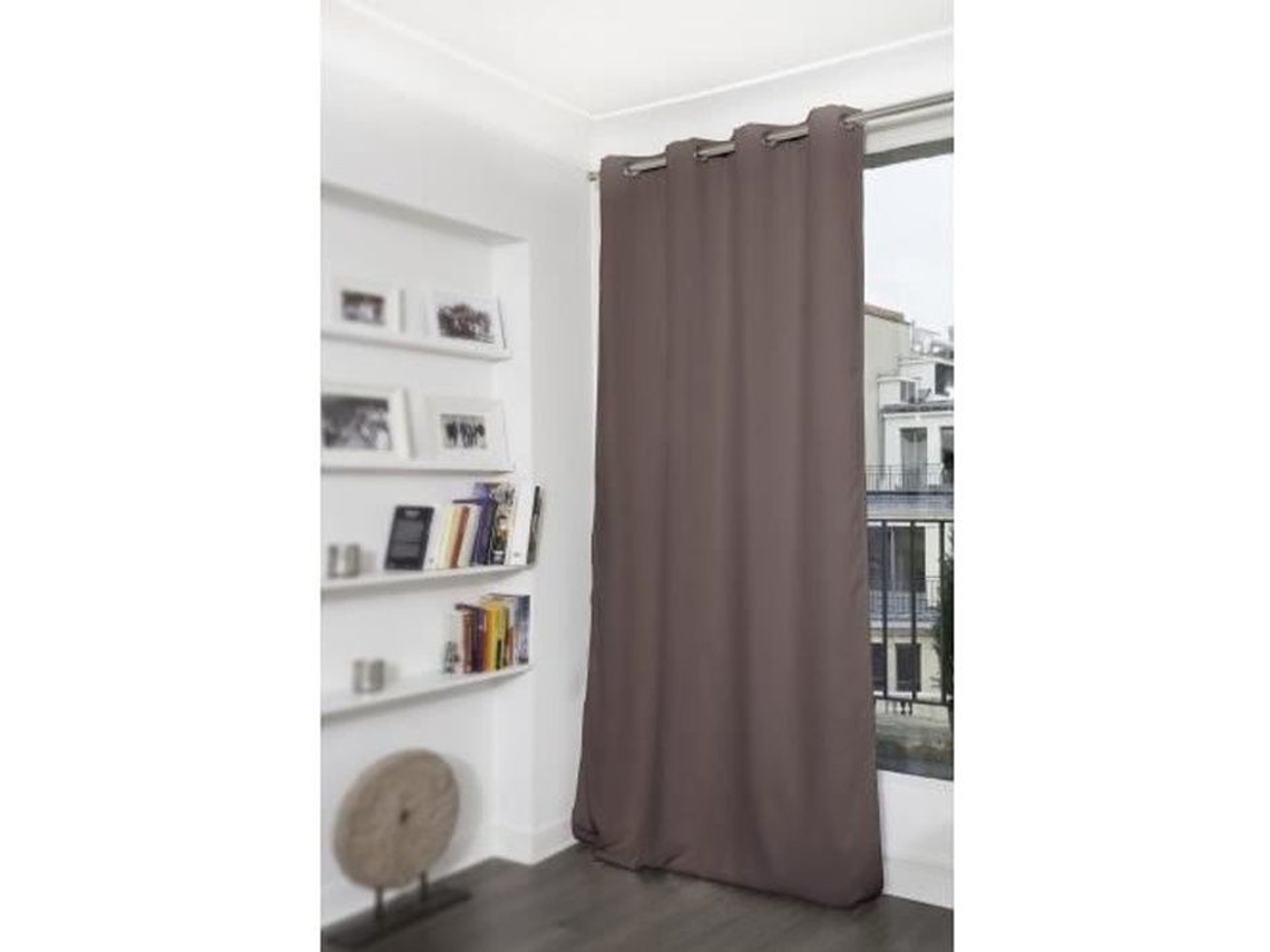 Cortina Térmica Alta Insonorización y Opaca Moondream Pepper 145 X 300 Cm HOME MAISON
