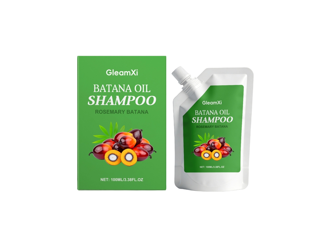 Champú de aceite de Batana para un cabello fuerte e hidratado.