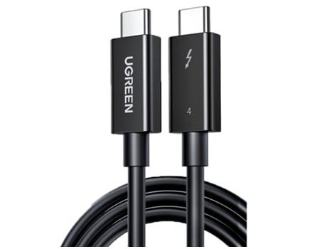 Adaptador UGREEN 30389 Tipo-C a 5A 0.8M Pd100W Thunderbolt4 40Gbps Pvc para Huawei Mate40/P50 S20