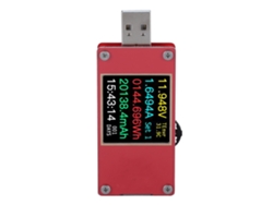 Probador de carga rápida Power Z LCD USB PD para teléfonos móviles con MFI, luz roja dorada