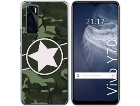 Carcasa Vivo Y70 TUMUNDOSMARTPHONE Camuflaje 01 Multicolor