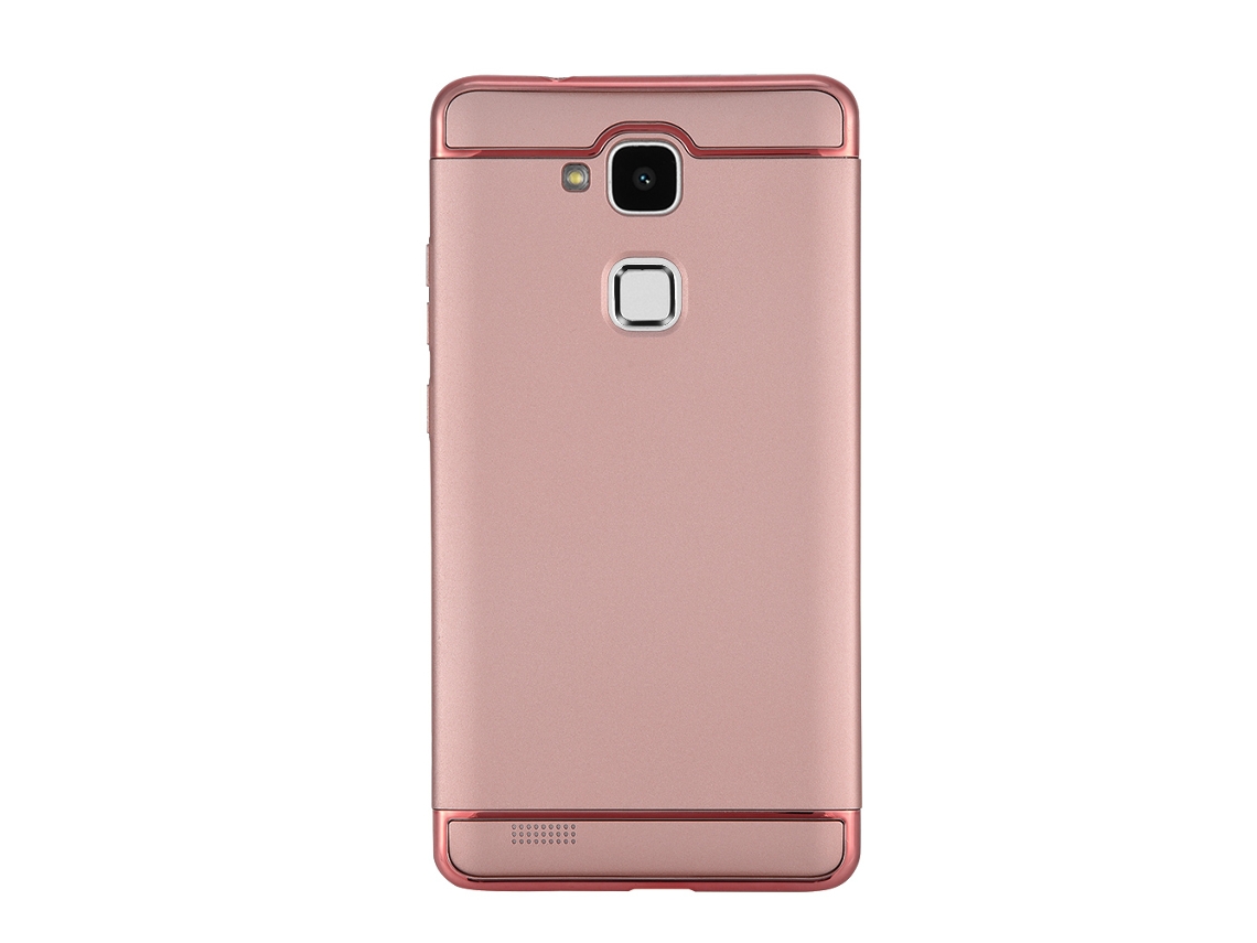 Caso Protector (a Prueba De Polvo 3 En 1) Requisito De Venta Funda Protectora De Pc 3 En 1 De Huawei (rosa Dorado Para Mate7)