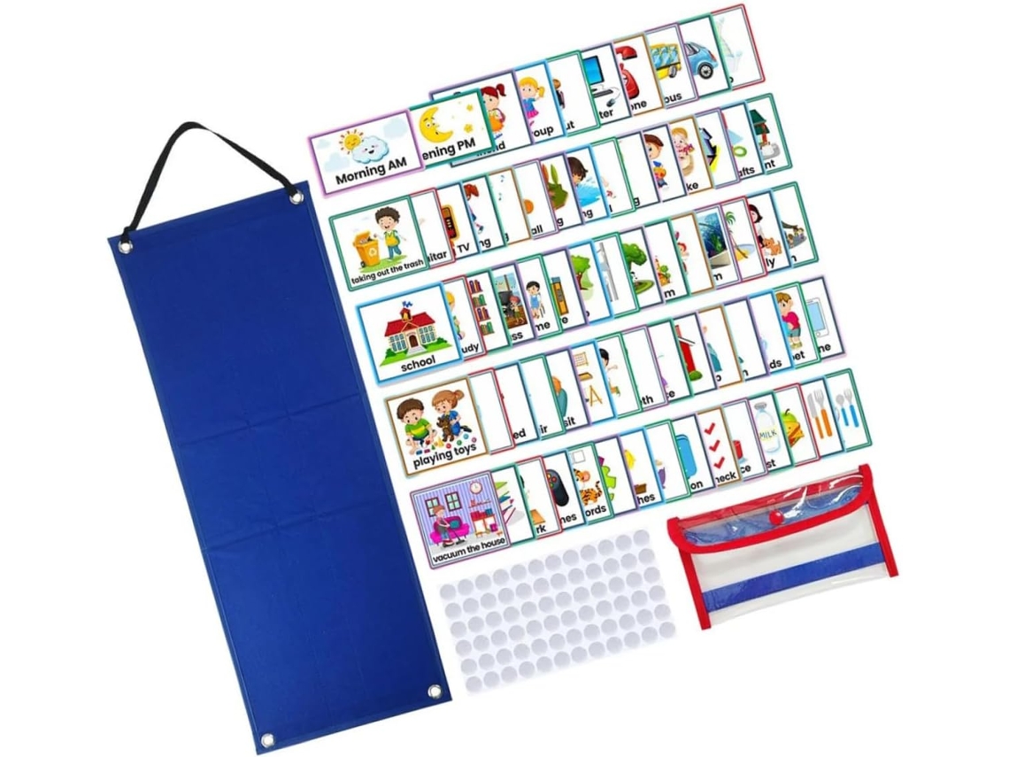 Calendario De Pared Y Horario Visual Para Niños Y Niñas.
