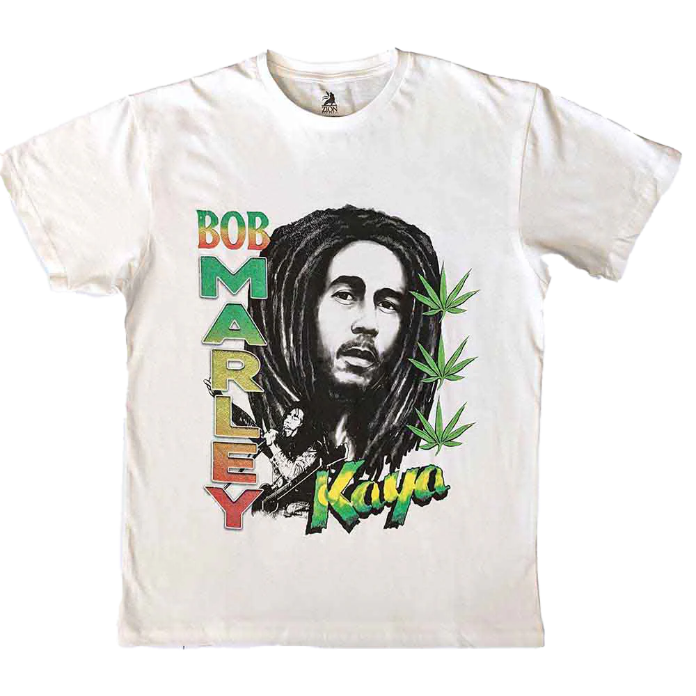 Bob Marley Kaya T-shirt Unisex Rockinstone Size:xl