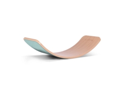 Tabla de Equilibrio WOBBEL (Madera - Azul - 90 x 30 cm)