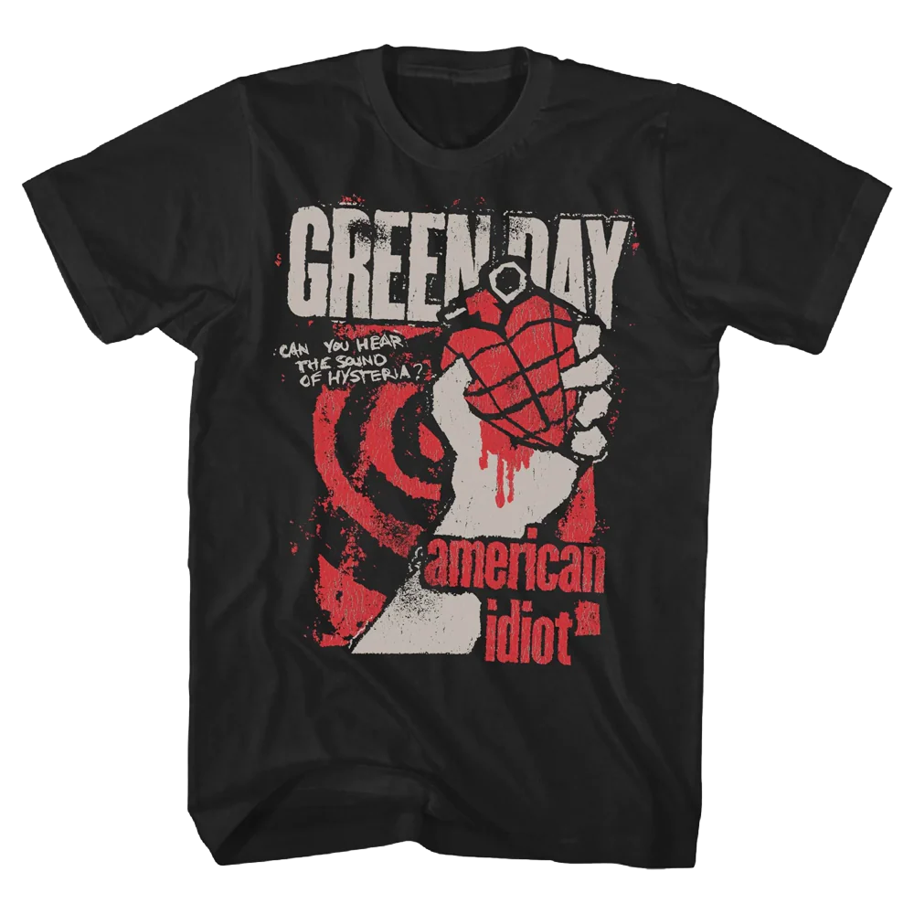 Green Day American Idiot T-shirt Unisex Rockinstone Size:m